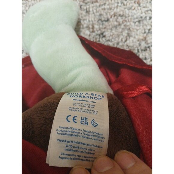 Retired Build a Bear Christmas Santa Baby Yoda / Grogu / The Child - Picture 5 of 6